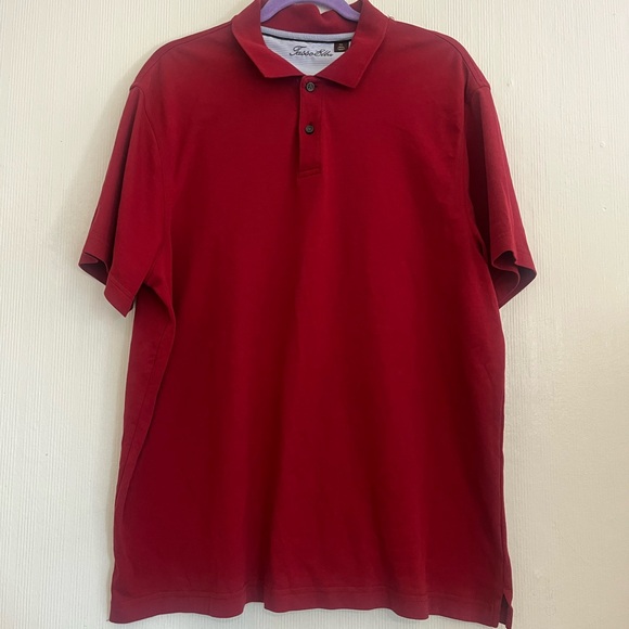 Tasso Elba Deep Red Polo Shirt - Picture 2 of 7